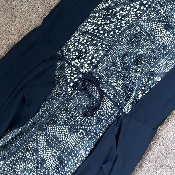 Revolve BCBGMaxAzria Urika Parisian Blue Assymetrical Dress - Picture 4 of 6